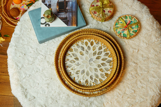 Weaving Elegance: Exploring May Studios Design Rattan Sets and Handcrafted Trays Collections