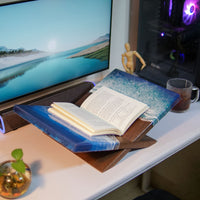Ocean Resin Oakwood Bookstand - maystudio - Bookstand