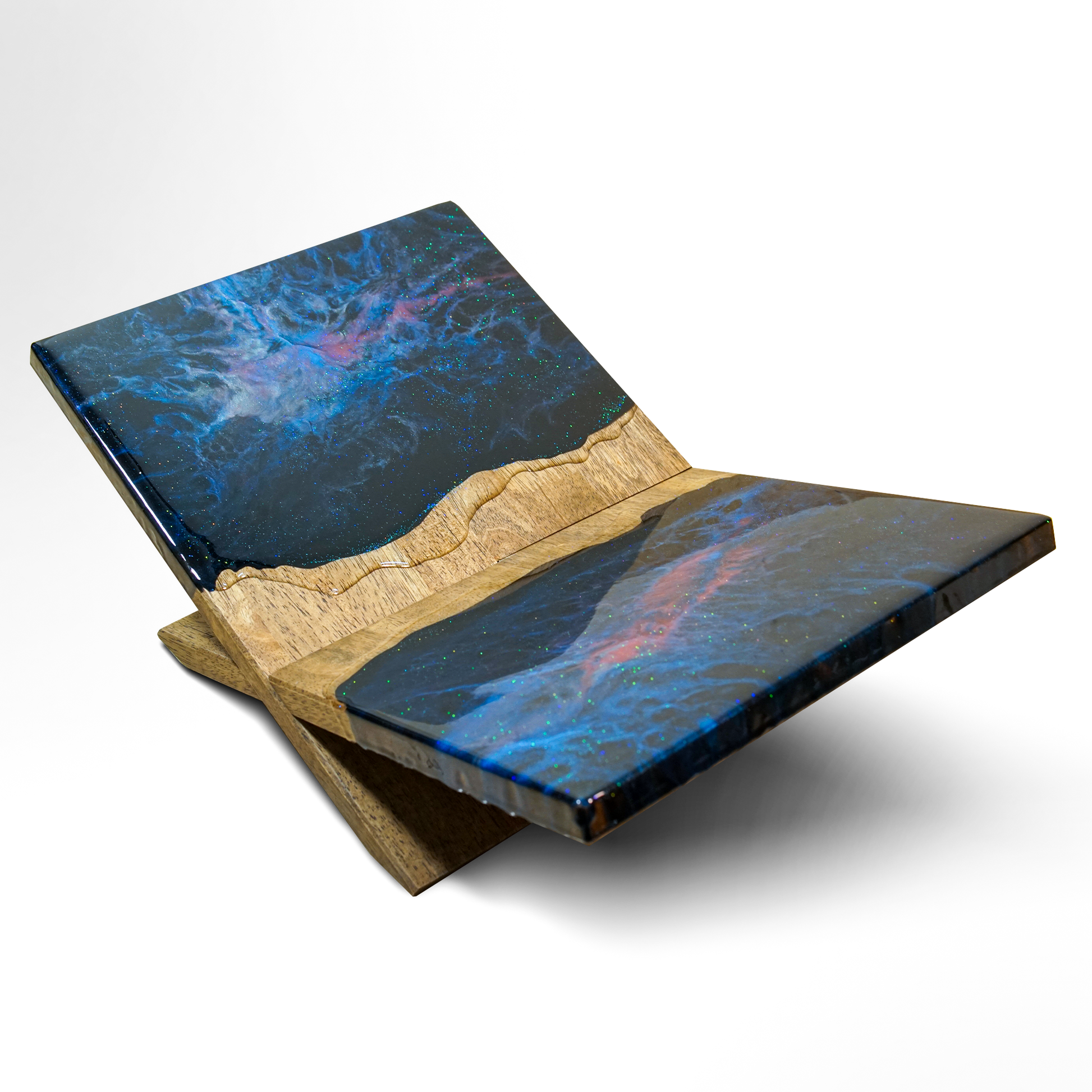 Shiny Galaxy Walnut Bookstand - maystudio - Bookstand