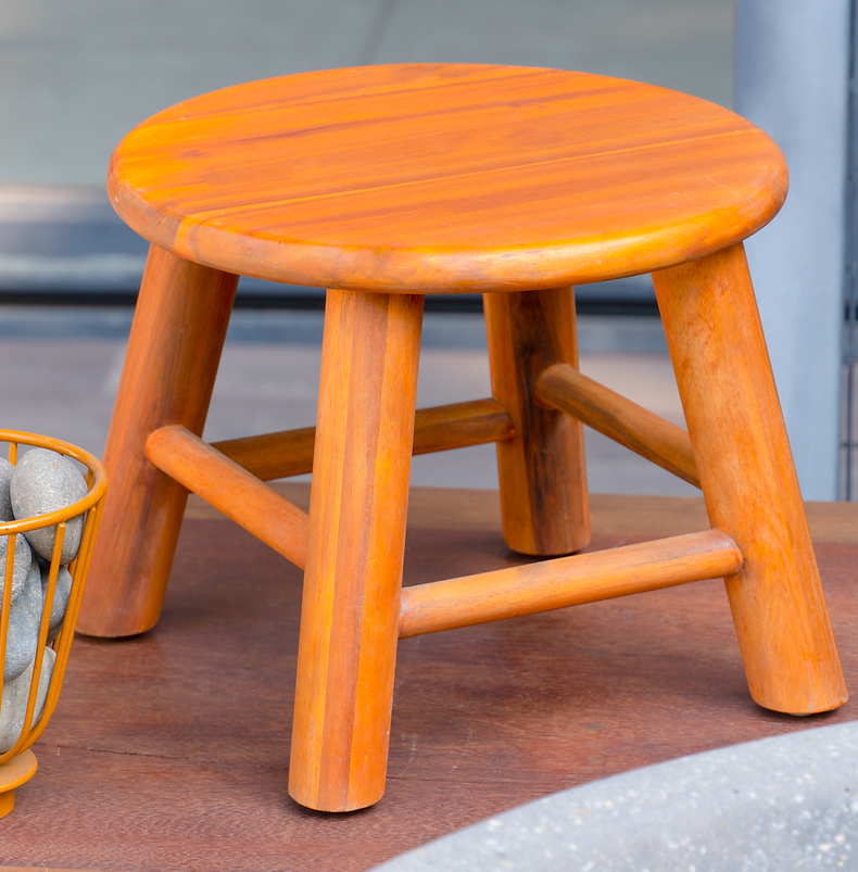Sturdy Step Stool Chair - maystudio