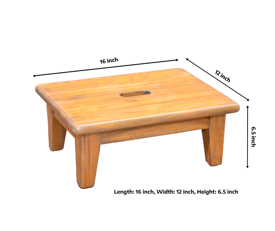 Premium Self-Assembly Step Stool Chair - maystudio