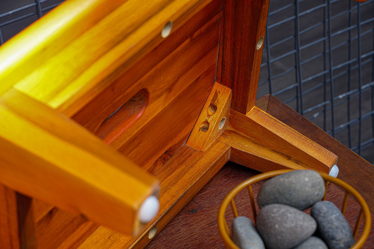 Premium Self-Assembly Step Stool Chair - maystudio