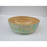 Set of 3 Handmade Bamboo bowls with a spoon set - maystudio