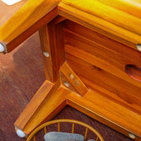Premium Self-Assembly Step Stool Chair - maystudio