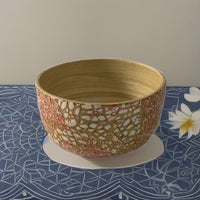 Set of 3 Handmade Bamboo bowls with a spoon set - maystudio